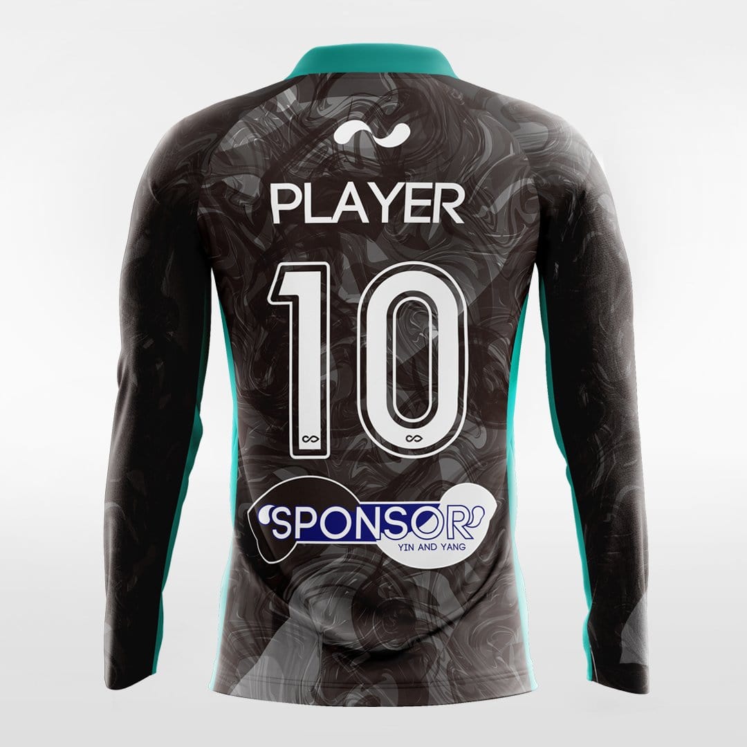 YIN AND YANG - Customized Men's Sublimated Long Sleeve Soccer Jersey