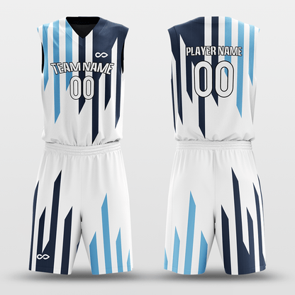 Iceberg - Customized Reversible Sublimated Basketball Set