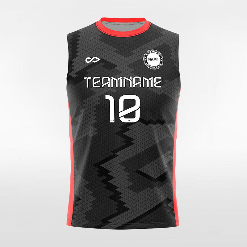 Full Custom Sublimation Mens Basketball Jersey 100% Polyester Basketball  Uniforms Girls Youth Pink And Red Basketball Shirt