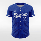 Annual Ring - Customized Men's Sublimated Button Down Baseball Jersey
