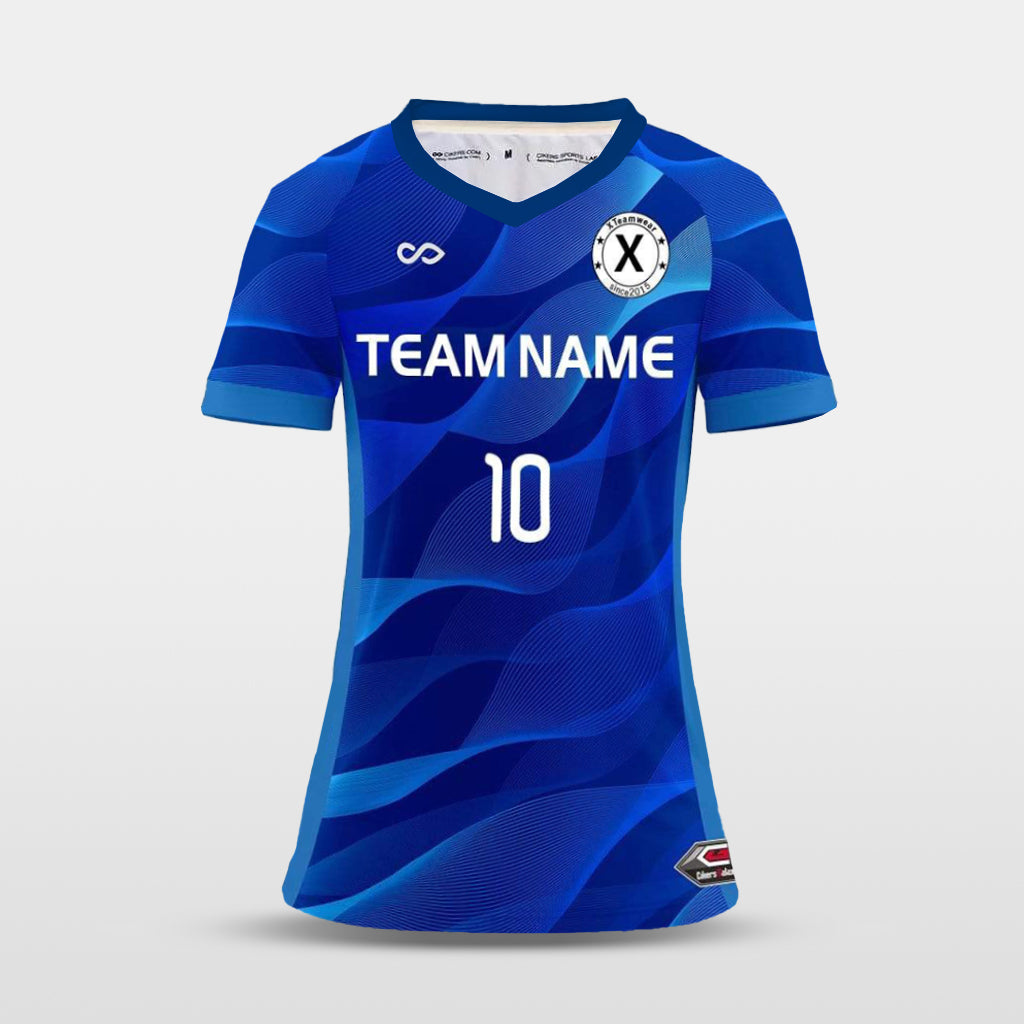 Custom women's soccer jerseys, personalized teamwear