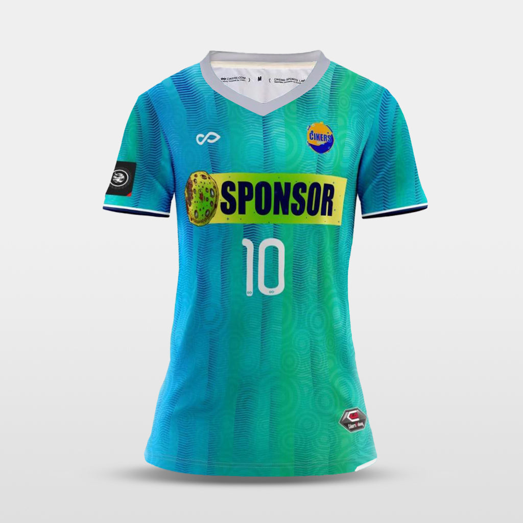 Human Moon Day - Customized Women's Sublimated Soccer Jersey