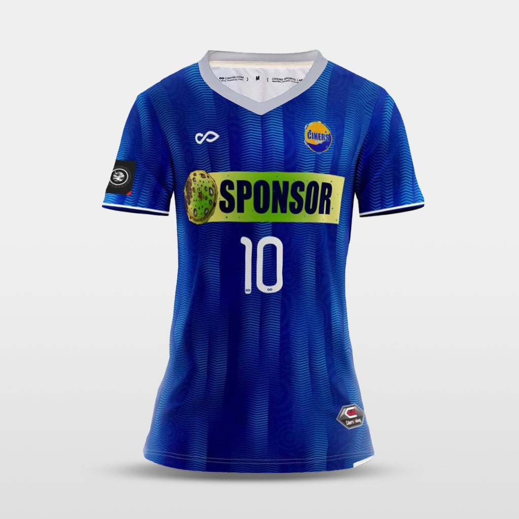 Human Moon Day - Customized Women's Sublimated Soccer Jersey