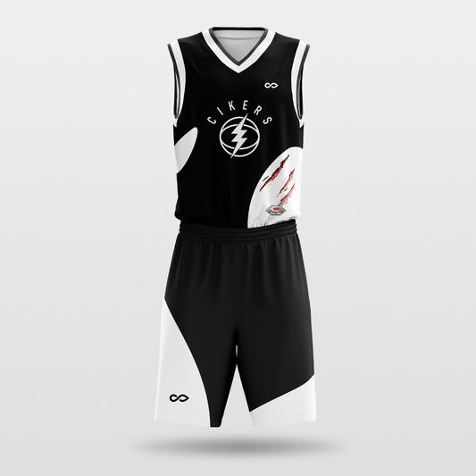 Killer Whale- Customized Sublimated Basketball Set