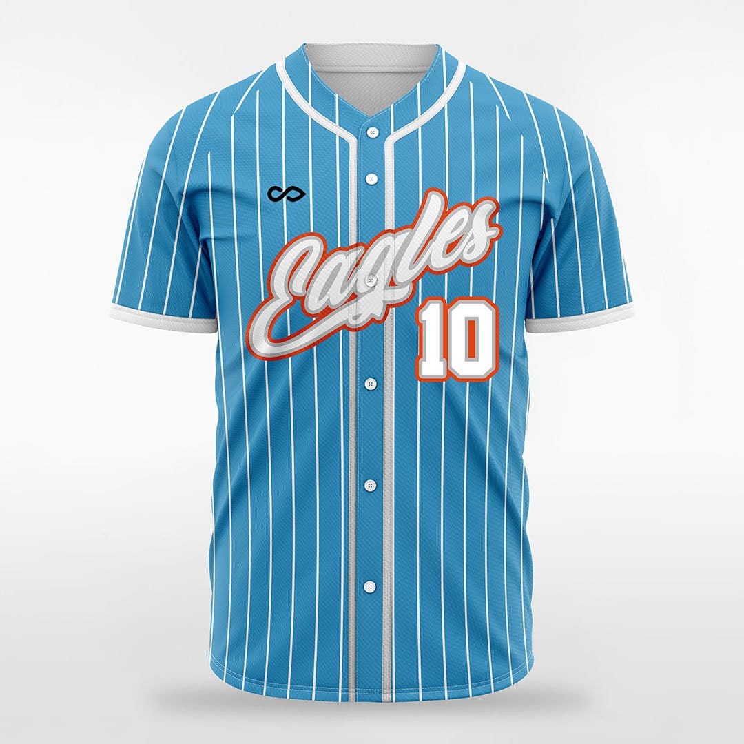 Chivalry - Customized Men's Sublimated Full-Button Baseball Jersey