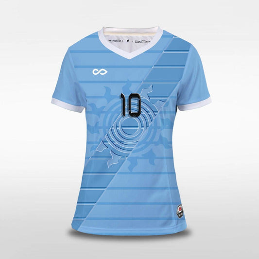 Cyclone Thrust - Customized Women's Sublimated Soccer Jersey