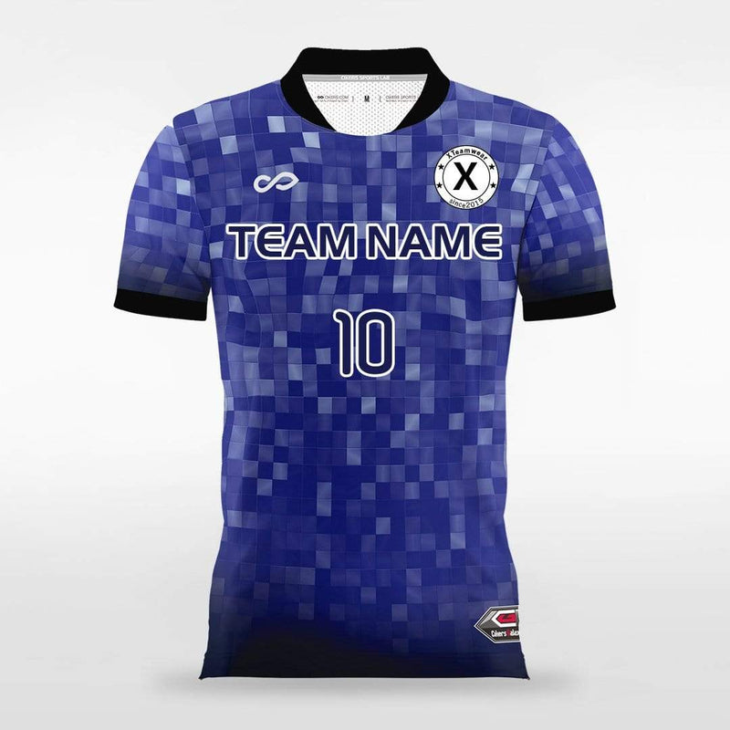 Custom Purple White Sublimation Soccer Uniform Jersey Discount