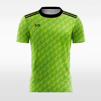 Green Graphic - Customized Men's Sublimated Soccer Jersey